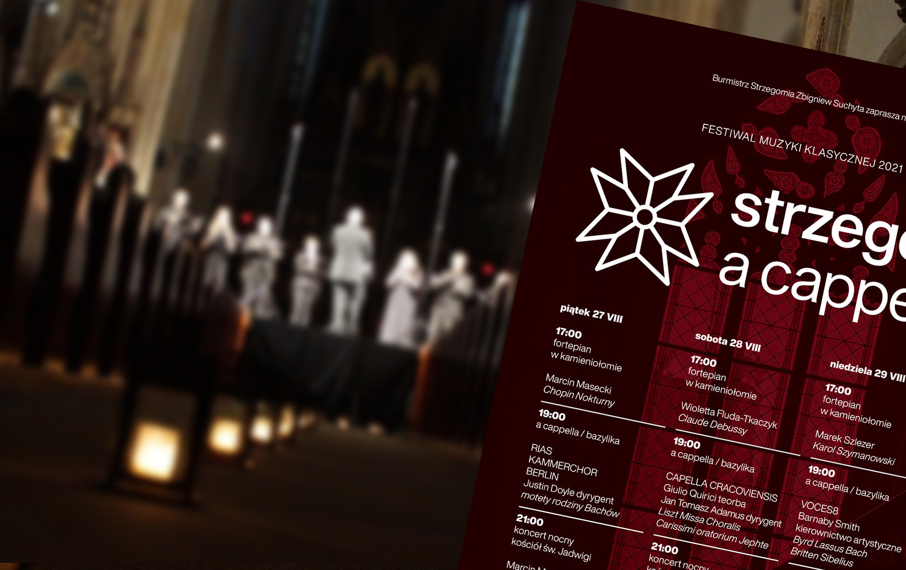 Strzegom a Cappella z koncertami w kamieniołomie  